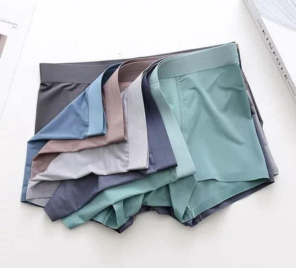 Men's Ice Silk Briefs Boxers Underwear (Pack of 5)