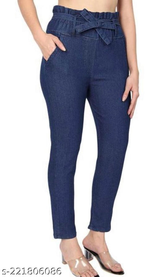 Denim Jeans for Women (Blue, 28)