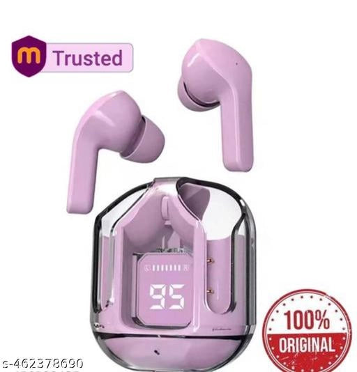 Wireless Bluetooth Earbuds With Charging Case (Purple)