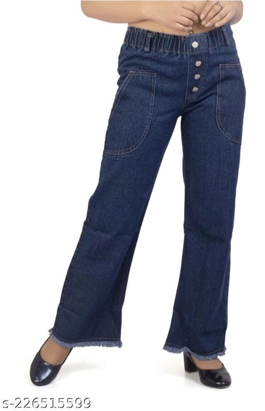 Denim Jeans for Women (Blue, 28)